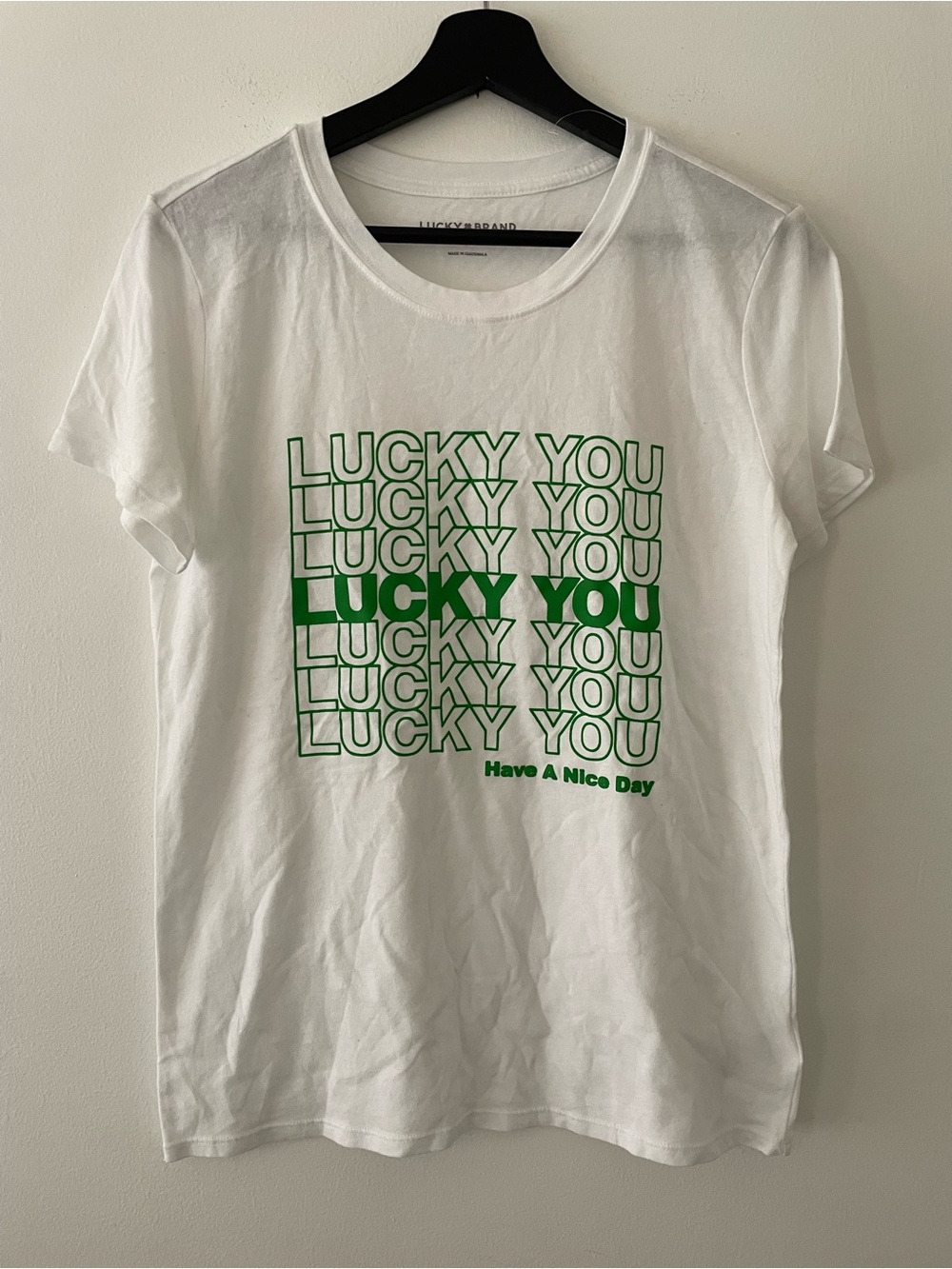 Lucky Brand LUCKY YOU T-Shirt Size S